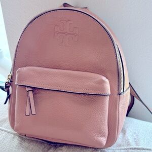 Tory Burch Small Backpack Pebble Leather